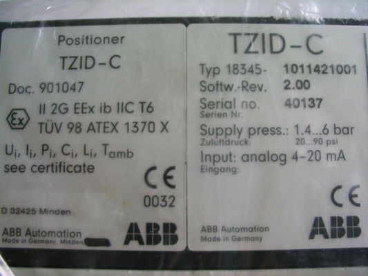 Intelligent ABB Positioner TZIDC