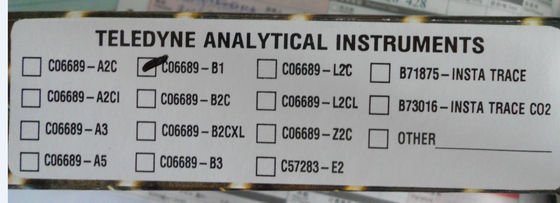 C6689 Teledyne Analytical Instruments Oxygen Analyzer